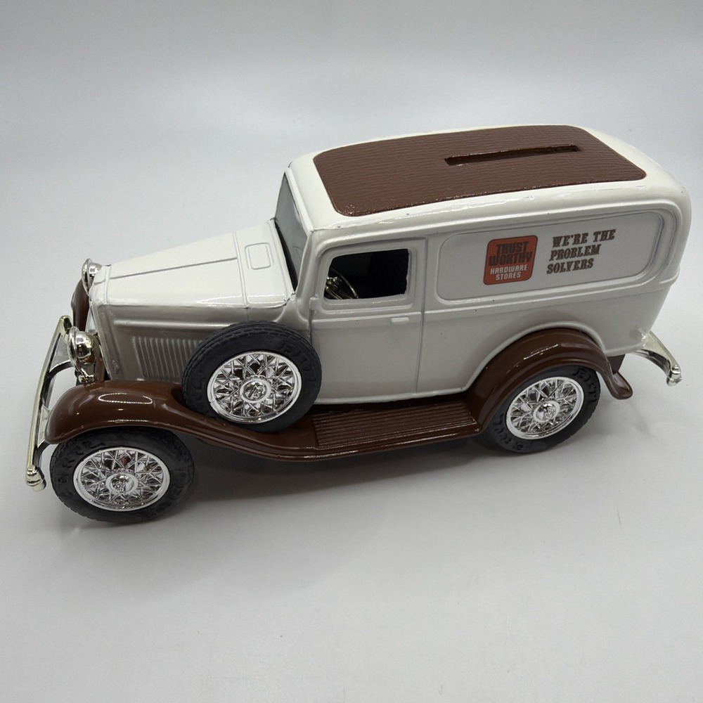 Ertl Trustworthy Replica 1932 Ford Delivery‎ Van Coin Bank. Limited Edition New